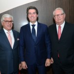 Juarez Cintra Filho e Juarez Cintra Neto, com Roy Taylor, do M&E