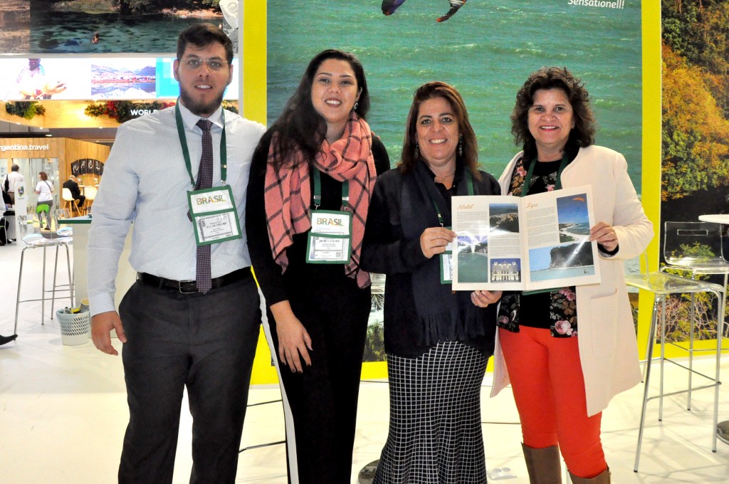 Lucas Lira, Nayara Santana, Ana Paula Vieira e Ana Maria Costa, do Rio Grande do Norte
