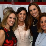Lucimar Reis, da United, Silvia Cintra, Adriana Cavalcante, da Air France KLM, e Marta Sánchez, da Ibéria e BA