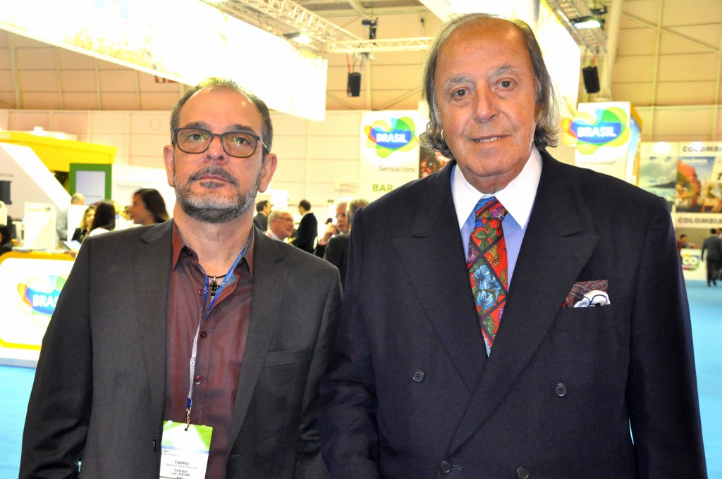 Luis Avelino, do Avelino's Restaurante, e Michel Tuma Ness, da Fenactur