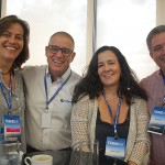 Lúcia Bentz, da Asa Norte Viagens, Alexandre Monteiro, da Trend, Carla Casotti, da Geotur e Alex Dissat, da 4 Cantos