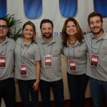 Marcelo Lyra e Fabricio Jeronimo, da Gol, Tania Nadolny, da Delta, M.Gloria, da Air France KLM, e Danilo Barbizan, da Delta