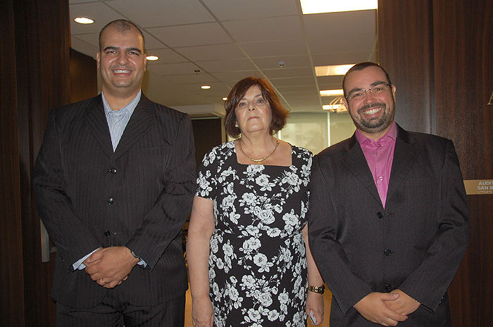 Marcelo Oliveiro, Marta Prado e Jederson Nunes, da Collection Hotels