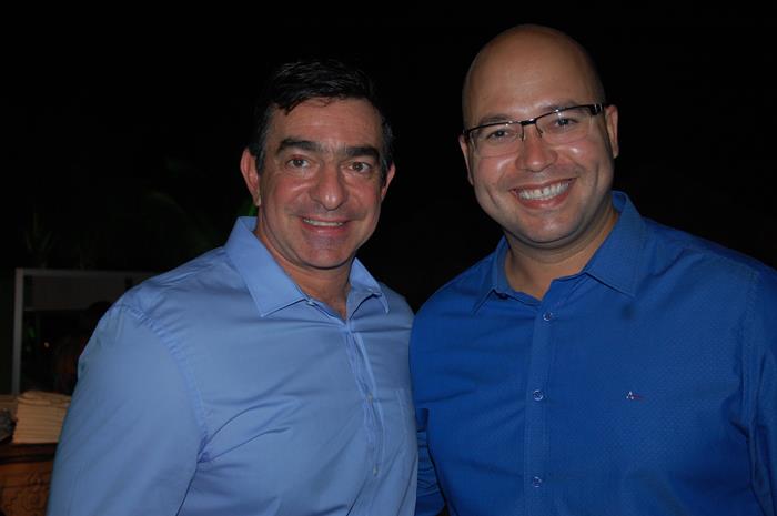 Marcos Trombetti e Carlos Silva, da Iberostar