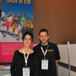 Marina Barros e Cauê Castro, de Fort Lauderdale