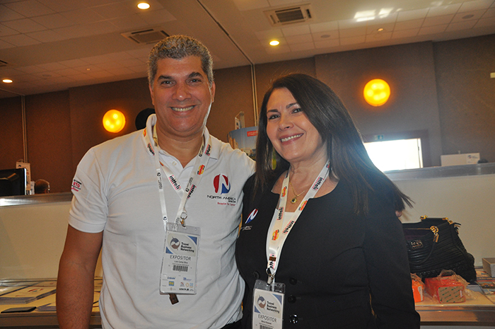 Marta Hulsewe e Luiz Carlos Borges, do North America Destinations