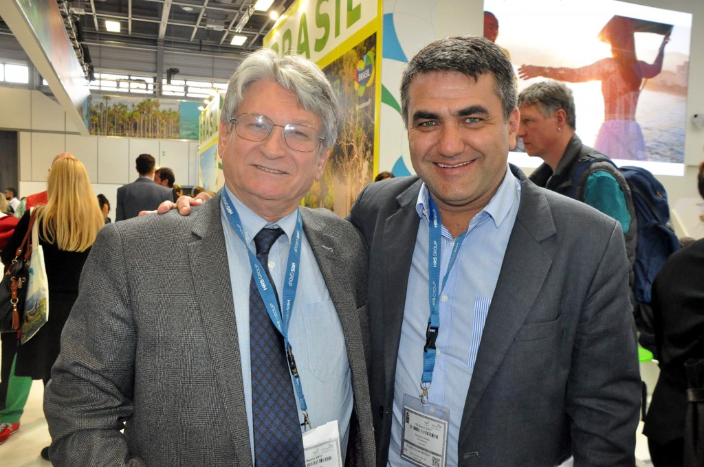 Miguel Andrade, da Transmundi, e Marcelo Patelli, da CVC