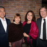 Milton Higubi e Mariza Rosa, da Agaxtur, Marcia Leite, da MSC, e Fabrizio Wrolli, da Waterways Turismo