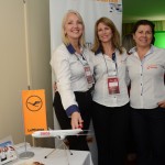 Monica Nardo, Cristina Rached e Magda Moraes, da Luftansa Swiss
