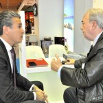 O bate-papo entre o candidato, Felipe Carreras, e o atual presidente do Fornatur, Nilo Sergio Felix