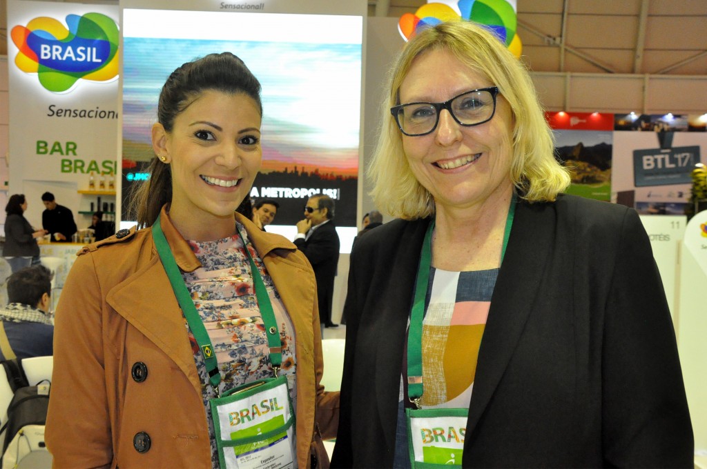 Patricia Masche, do RioCVB, e Eva Sjövall, da Compass Brazil Patricia Masche, do RioCVB, e Eva Sjövall, da Compass Brazil