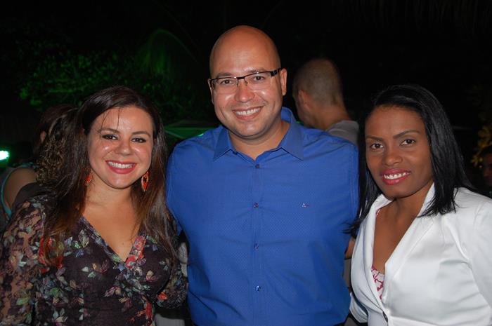 Patrícia Rotta, Carlos Silva e Candy Almonte, do Iberostar