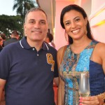 Paulo Moreira, da Central de Eventos com Camilla Rosa, da DMC Brazil