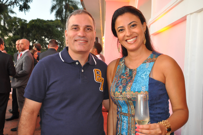 Paulo Moreira, da Central de Eventos com Camilla Rosa, da DMC Brazil Paulo Moreira, da Central de Eventos com Camilla Rosa, da DMC Brazil