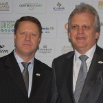 Pedro Kempe e Edmar Bull, presidentes das Abavs PR e Nacional