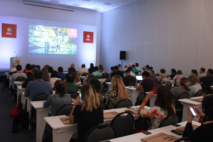 Plenárias apresentaram cada um dos destinos durante o Switzerland Travel Experience
