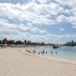 Praia em Castaway Cay