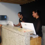 Recepção do hotel
