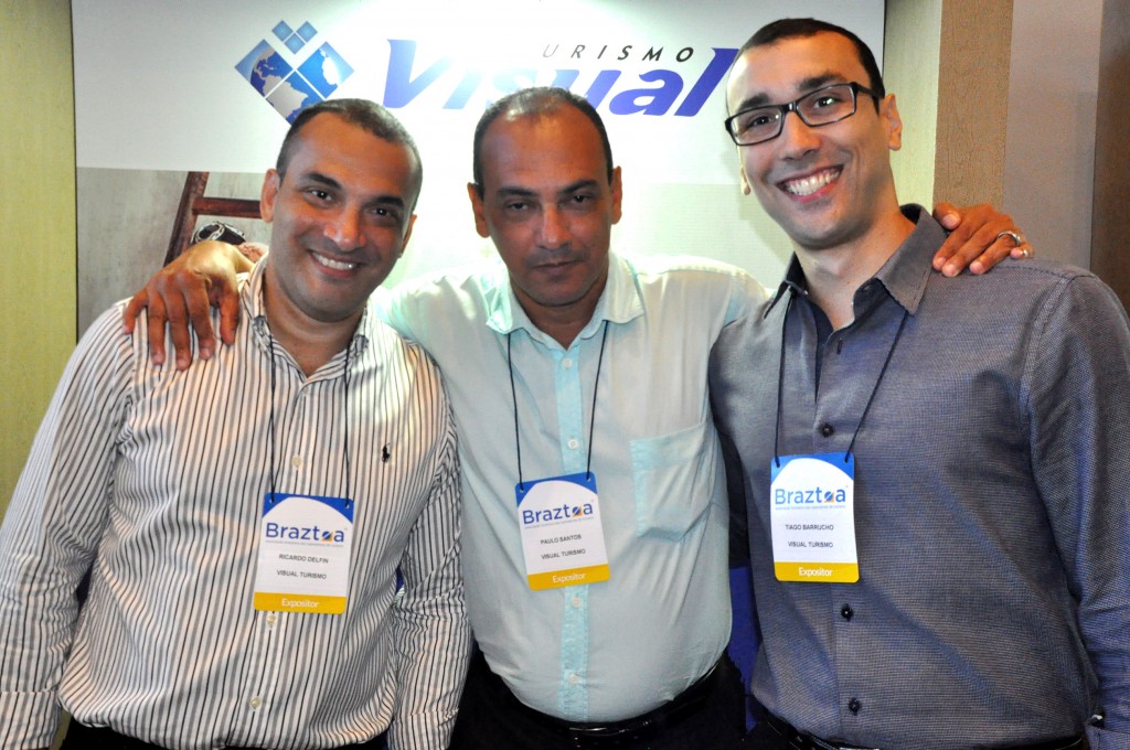 Ricardo Delfim, Paulo Santos e Tiago Barrucho, da Visual Turismo Ricardo Delfim, Paulo Santos e Tiago Barrucho, da Visual Turismo