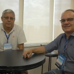 Ricardo Pereira, da Trilhas Turismo e Ézio de Souza, da Tastur Viagens