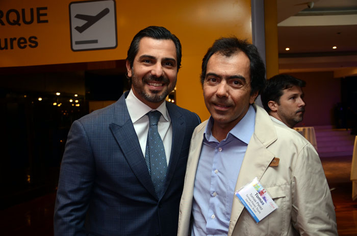 Rodrigo Lovatti, da Belmond, e Tomas Perez, da Teresa Perez