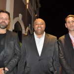 Rodrigo Rahmeier, da IGT Tours, Vilson dos Santos, do Rafain, e Tiago Nitri, da Avianca