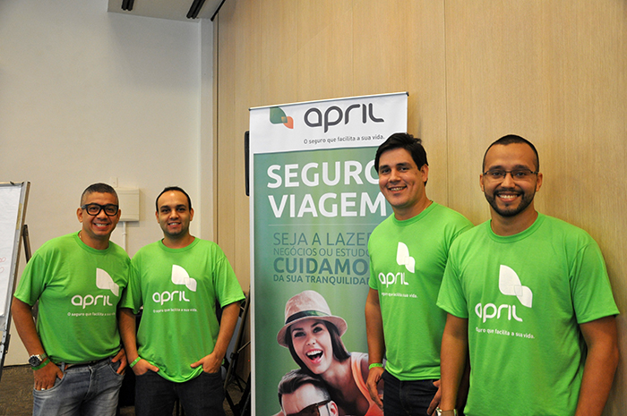 Rogério Amaro, April RS,Reno Junior, April SC, André Luiz, April MS e Francis Dantas, April RJl