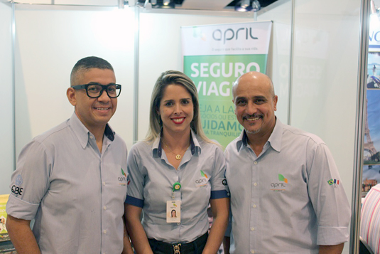 Rogério Amaro, Juliana Pinto e Carlos Silva da April Rogério Amaro, Juliana Pinto e Carlos Silva da April