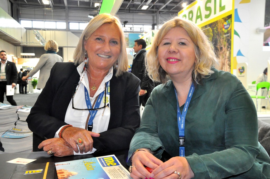 Rosa Masgrau, do M&E, e Dorota Zadrozna, do Departamento Turístico da Polônia