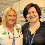 Rosa Masgrau, do M&E, e Jerusa Hara, da Embratur