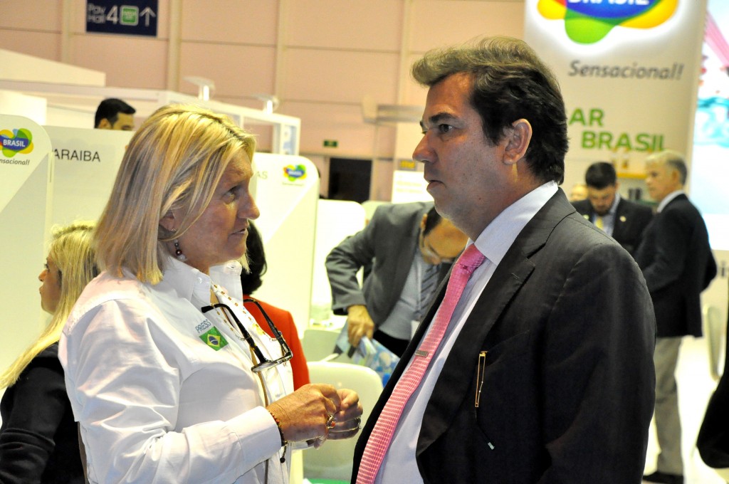 Rosa Masgrau, do M&E, e Ruy Gaspar, secretário de Turismo do RN Rosa Masgrau, do M&E, e Ruy Gaspar, secretário de Turismo do RN