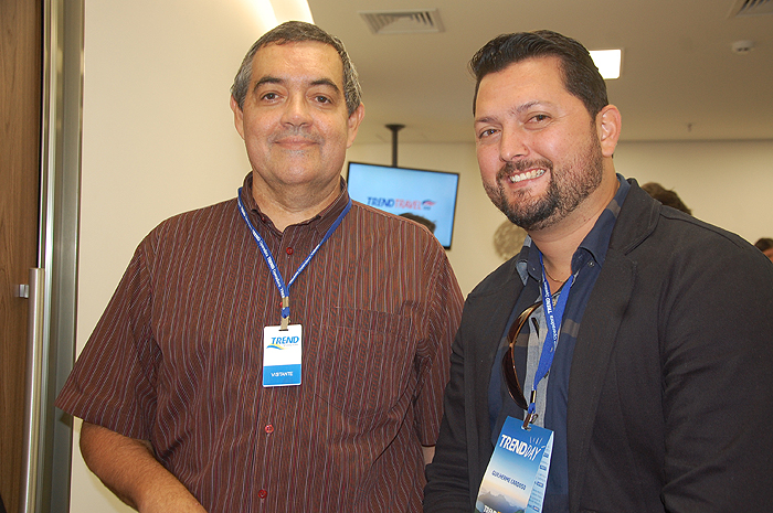 Rosmário Cruz, do Riu Hotels, e Guilherme Borges, da Tur Mundi