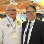 Roy Taylor, do M&E, com Vinicius Lummertz, presidente da Embratur