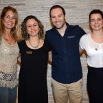 Silvia Mattos, da Polvani Tours, Danielle Hirsch, da Qualitours, Marco Ferrer, da Ocean Cruises, e Luana do Coutto, da TTW Group