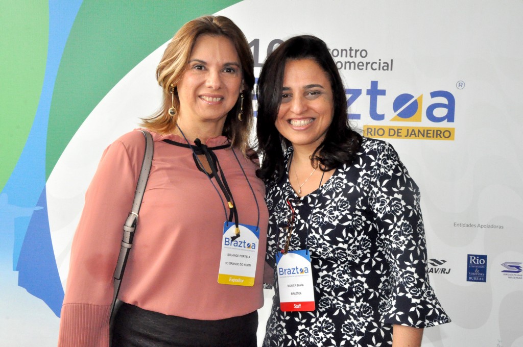 Solange Portela, da Setur-RN, e Monica Samia, CEO da Braztoa