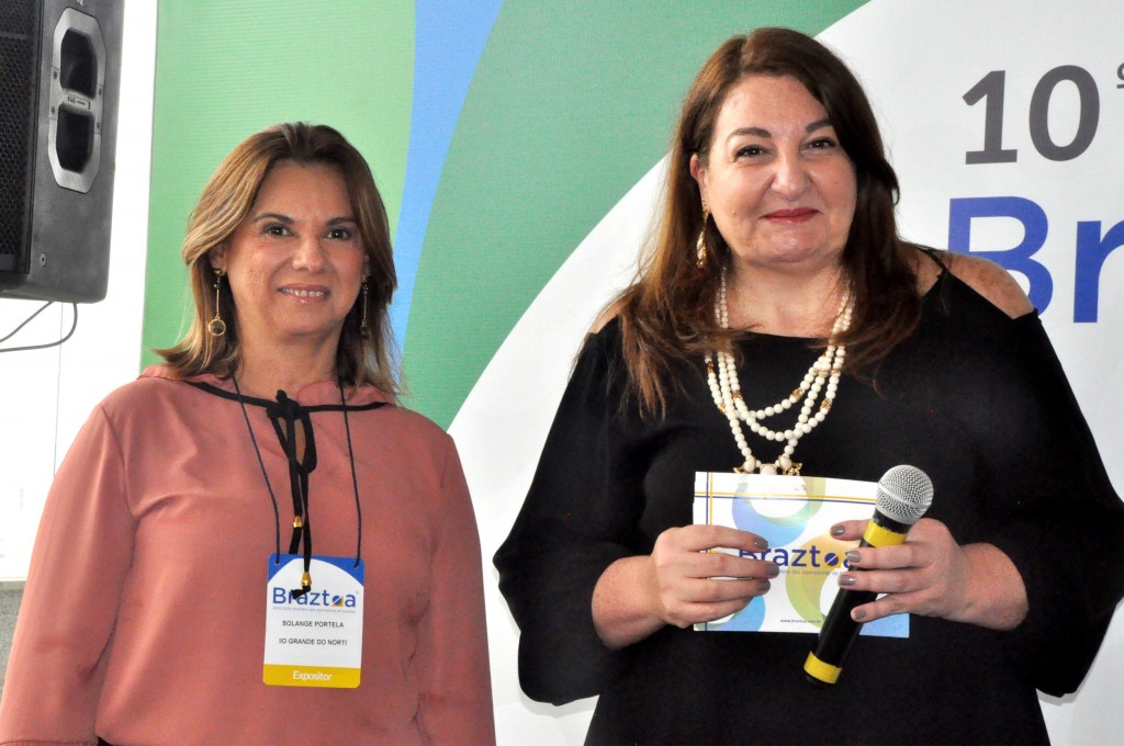 Solange Portela, de RN, e Magda Nassar, presidente da Braztoa