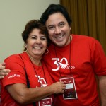 Sonia Monteiro, da Pay Less Turismo, e Tiago Tavares, da Younique