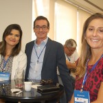 Suane Lima e Regis Abreu, da Casablanca, e Rosibel Cunha, da Way Up Viagens