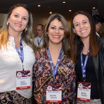 Sueli Neves e Marcia Cicconi, da CS Tur Viagens, e Sandra Coelho, da Turisme