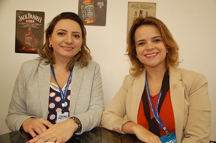 Thenuzia Brito, da Michelle Tour, e Mônica Umbelino, da Harabello