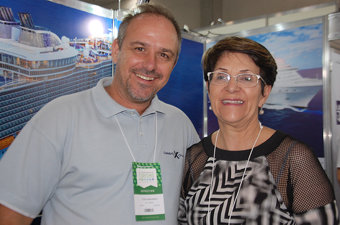Tody Navarro, da R11 com Idelina Gonçalves, da MG Travel