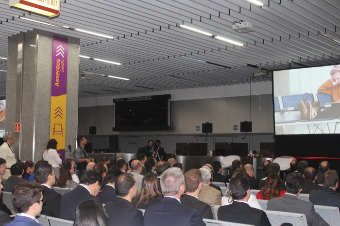 Um grande público na abertura do evento
