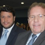 Valdir Walendowsky, da Santur com Adonai Arruda Filho, do Curitiba CVB e BWT Operadora