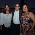 Vanessa Goulart, Cassio Oliveira, e Luisa Bernardino, da Ancoradouro