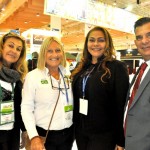 Vania Mendes, da Rentamar, Rosa Masgrau, do M&E, Oreni Braga, da Amazonastur, e Luis Orlando, de Ilhabela