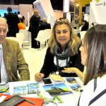 Victor Melo e Vania Mendes, da Rentamar, e Regina Motta, da Embratur