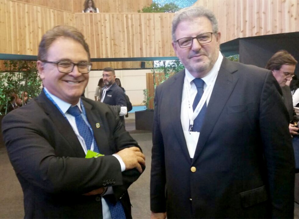 Vinicius Lummertz, presidente da Embratur, e Francisco Coelho, CEO da Turismo Açores