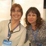 Vânia Tavares, da Propagtur e Janine Sarmento, da MCZ Turismo