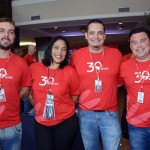 Yuri, Fabiana, Fabio e Leonardo, da Ancoradouro