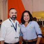 Anderson Masetto, do M&E e Claudia Brito, da April